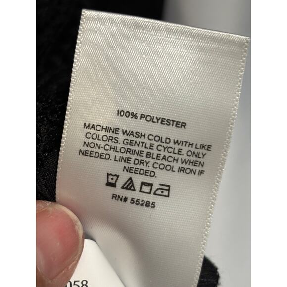 Express XS Lace Long Sleeve Tie Waist Mini Dress Black Whimsigoth‎ Witchy Fairy - Picture 6 of 10